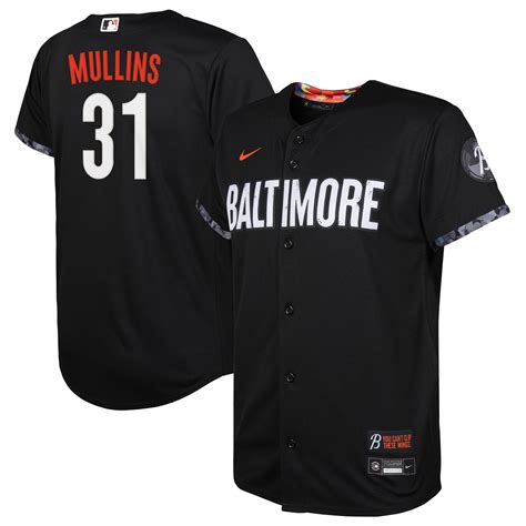 men's baltimore orioles nike black 2023 city connect replica jersey|nike orioles jersey.